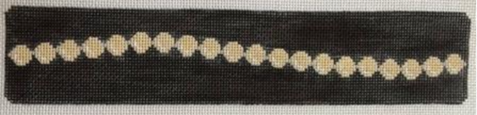 RD017 Pearls on Black Bracelet