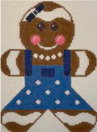 RD200-27 Blue Gingerbread Girl