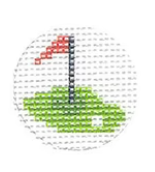 TTF009 Golf Key Fob Insert