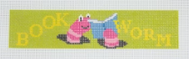MM-BM017A Book Worm Bookmark