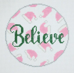 APCH03PG Believe Santa Hats- Pink