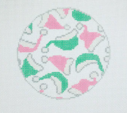 APCH56 Santa Hats Pink/ Green