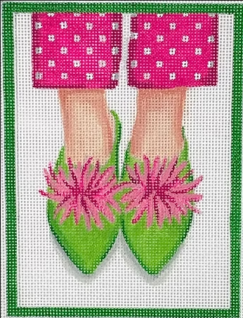 PL-445 Indian Pom Pom Loafers