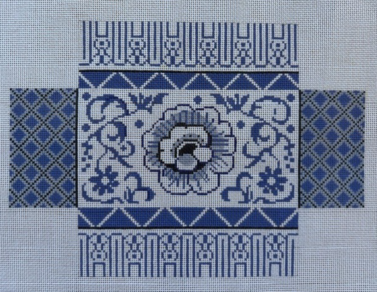 GE-450 Blue and White Brick Cover