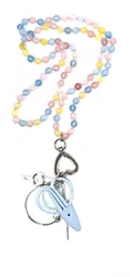 Gemstone Chatelaine with Tools- Pastel