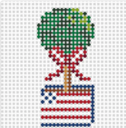 AOK301 Tiny 4th of July Topiary