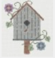 UN —under nest— PT-243 Morning Glory Birdhouse – The Enriched Stitch
