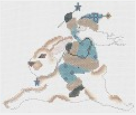 PT-173 Santa on Rabbit