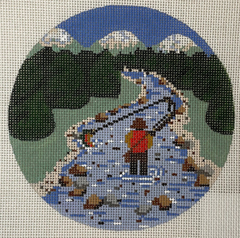 PP875AC Fly Fishing Scene