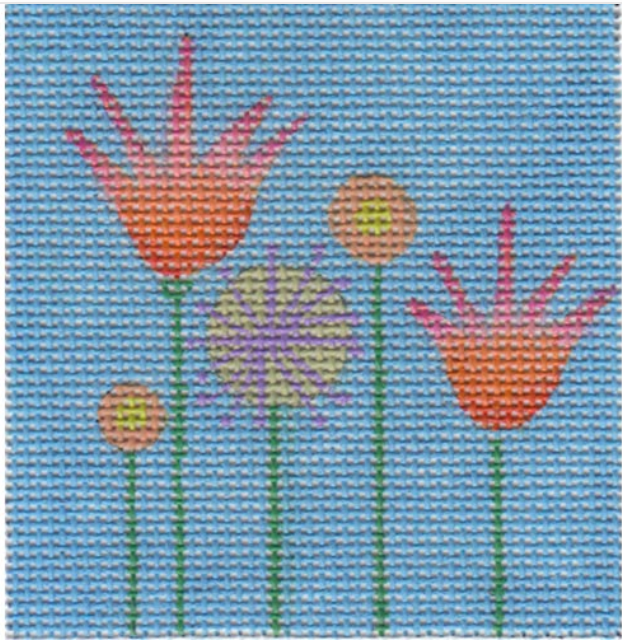 ZE631 5 Flower Square