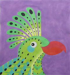 ZE987 Big Green Parrot