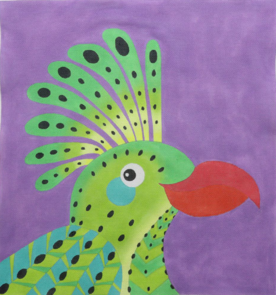 ZE987 Big Green Parrot
