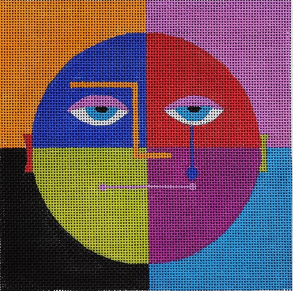 ZE787 Color Blocked Face