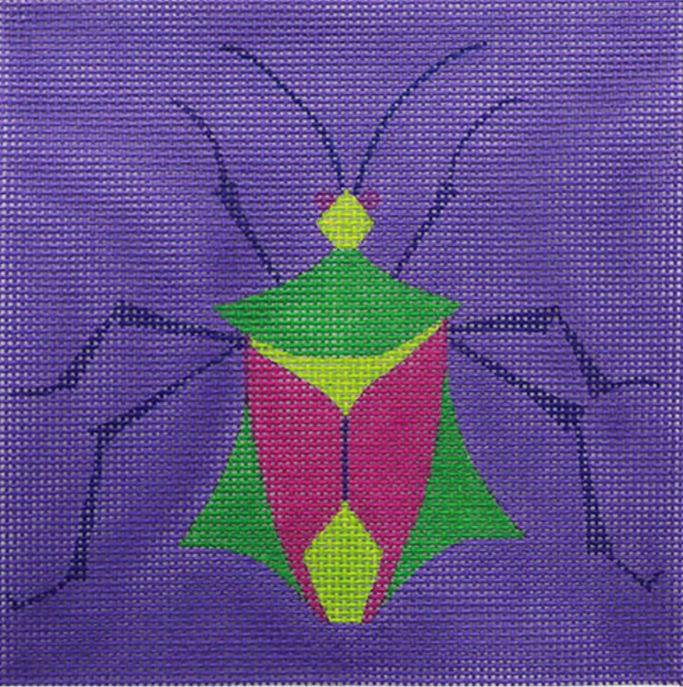 ZE936 Green and Pink Stink Bug