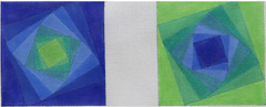 ZEAX126 Square Maelstrom Cobalt/Meringue