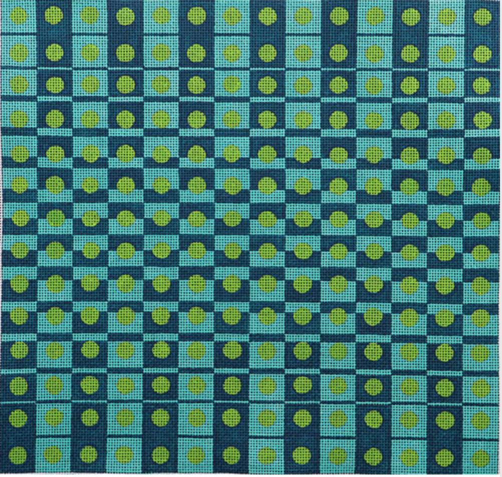 ZEAX105 Checker Fade - Aqua