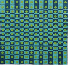 ZEAX105 Checker Fade - Aqua