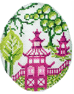 KEA104 Pink Pagoda Egg 2