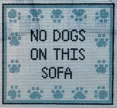 SLS No Dogs on Sofa - Blue