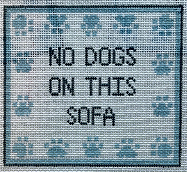 SLS No Dogs on Sofa - Blue
