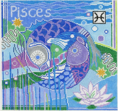 Z103 Pisces Zodiac Square