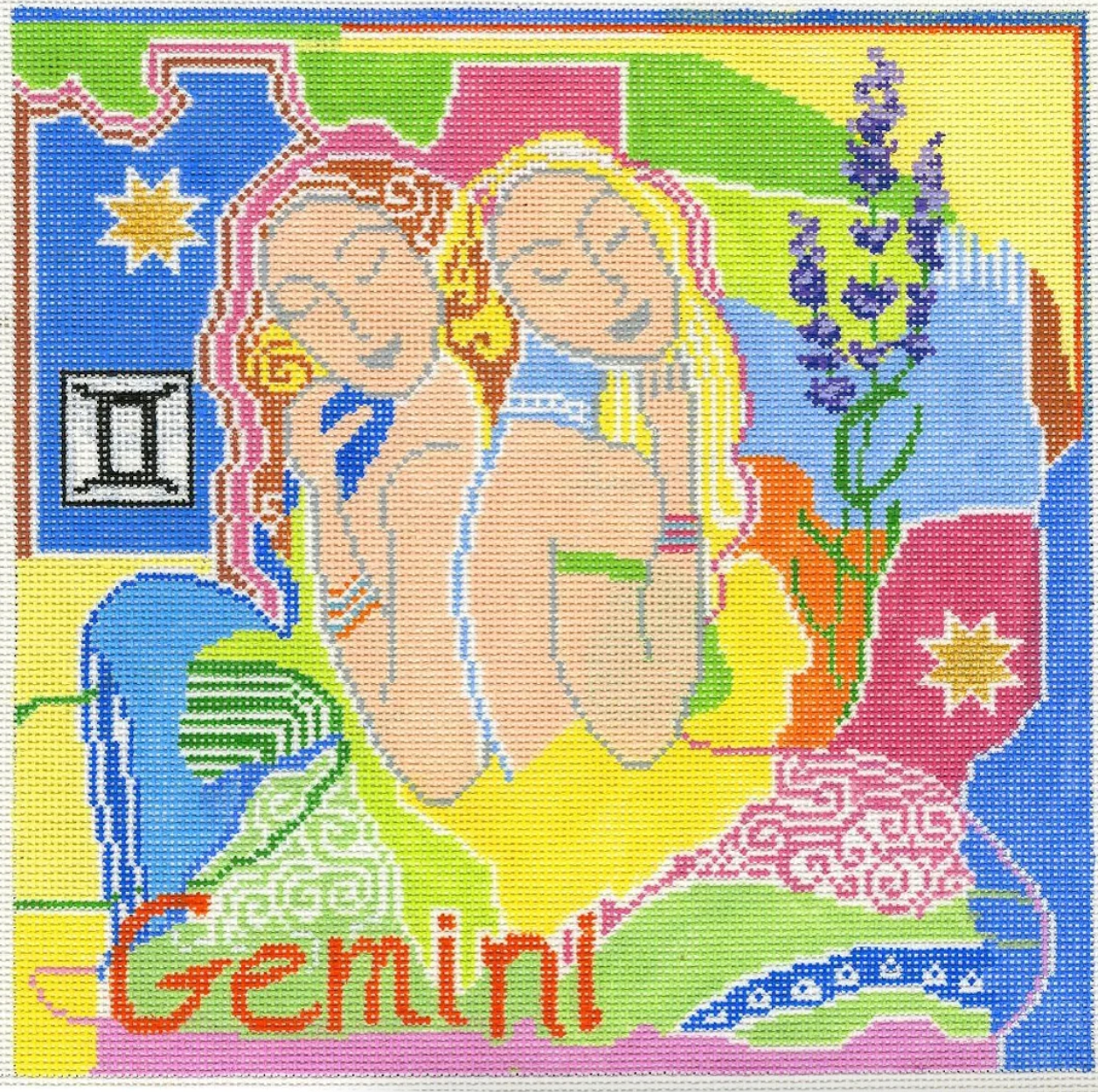 Z106 Gemini Zodiac Square
