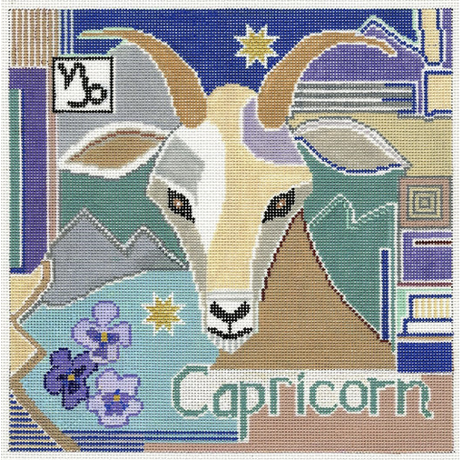 Z112 Capricorn Zodiac Square