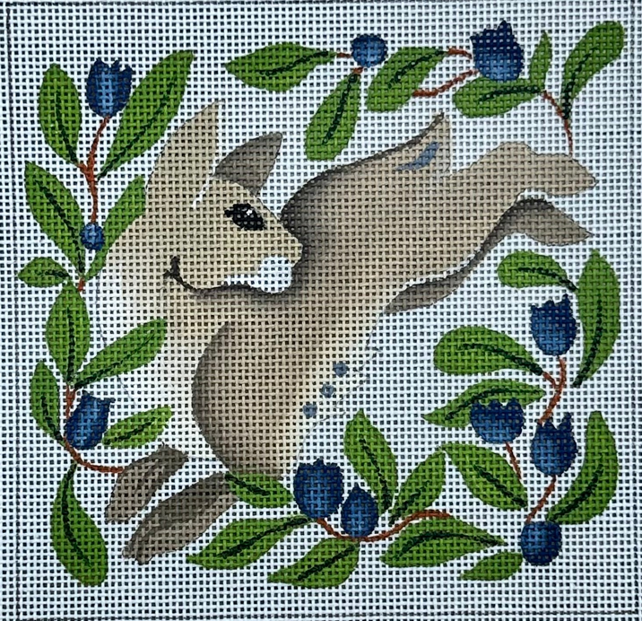 BE1054 Bunny in Blueberries