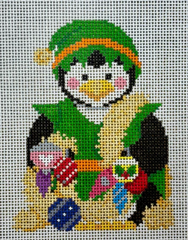 MH5420-18 Penguin with Ornaments and Presents