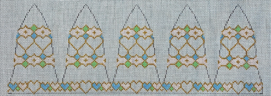 MH5524 Wedding Bell with Pastel Hearts