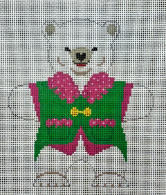 MH5703 Polar Bear Pink/Green Vest