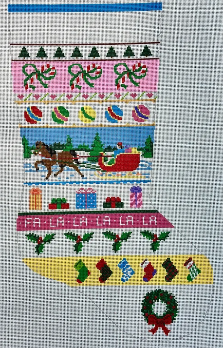 0121 Sleigh Ride Stocking