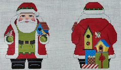 1257 Birdhouse Santa - 2 Sided