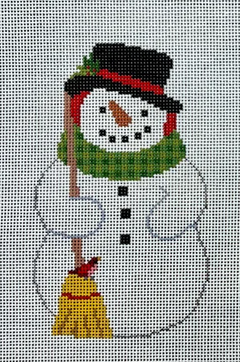 1259F Snowman with Birds