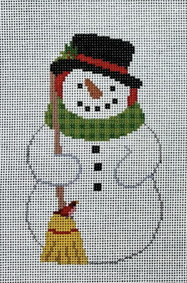 1259F Snowman with Birds