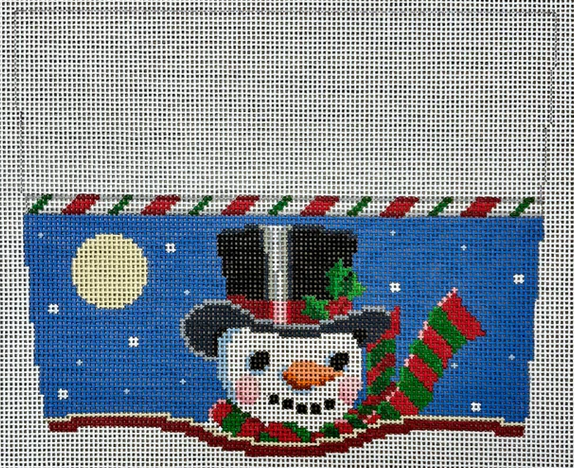3117 Moonlit Snowman Stocking Topper