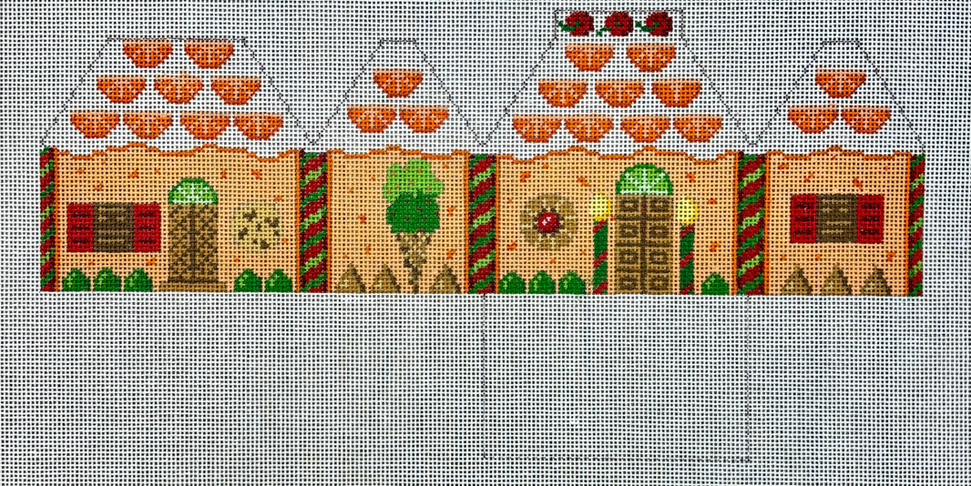 5230 Orange Slice Roof 3D Gingerbread House