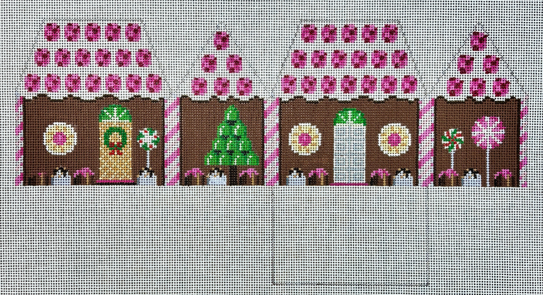 5242 Raspberry and Chocolate 3D Gingerbread House