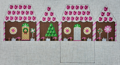 5242 Raspberry and Chocolate 3D Gingerbread House