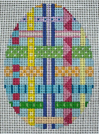 0447 Woven Ribbons Egg