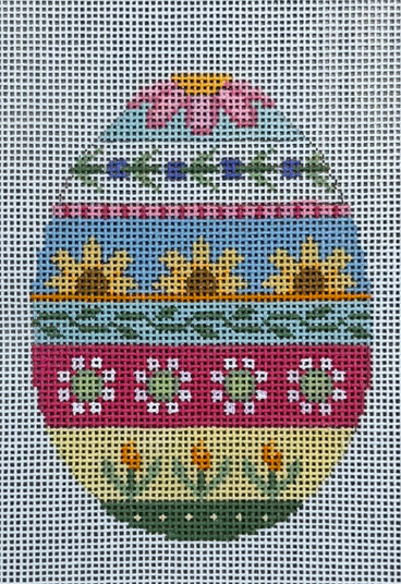 0489N Sunflower Stripe Egg