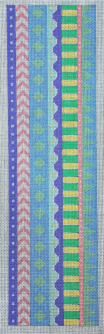 0652 Geo Stripe 1 Eyeglass Case