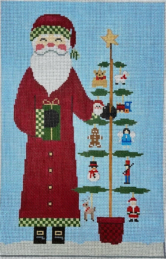0759 Santa with Toy Tree