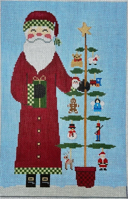 0759 Santa with Toy Tree