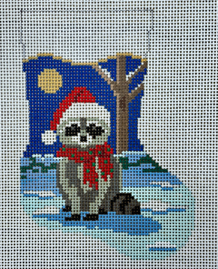 5460 Night Raccoon Mini Stocking