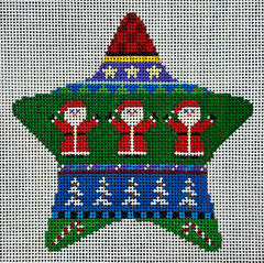 5773 Stripe Santa Star