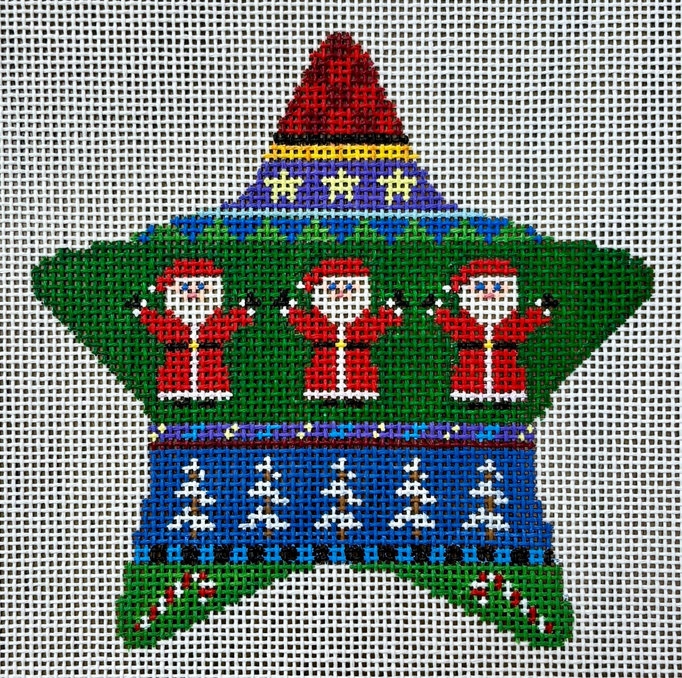 5773 Stripe Santa Star