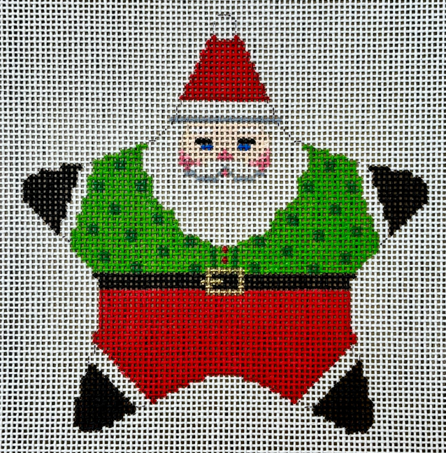 5796 Polka-Dot Santa Star