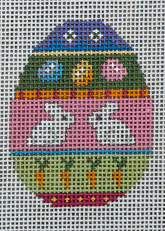 6432 Rabbit Stripe Small Egg