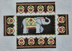 6302 Floral Elephant Brick Cover